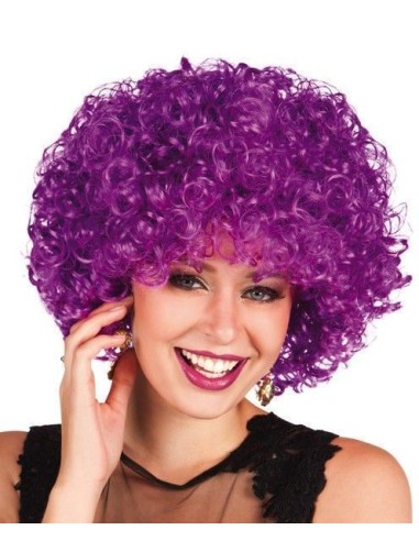 Parrucca Candice viola - di alta qualità, ideale per carnevale, feste a tema ed eventi speciali.